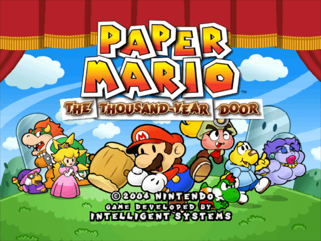 Paper Mario The Thousand Year Door Nintendo Gamecube