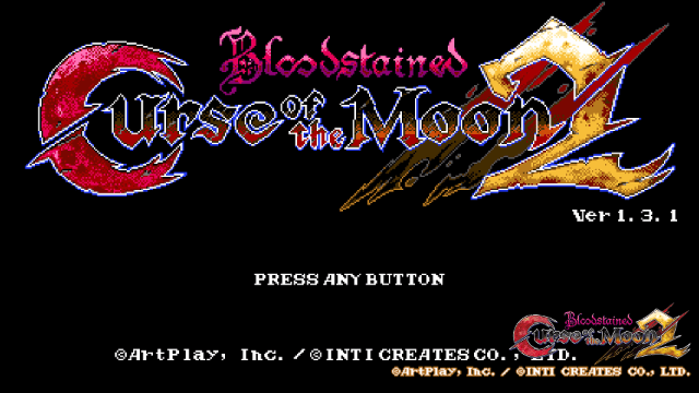 BLOODSTAINED: CURSE OF THE MOON 2 PS4版 PS4 Bloodstained Curse of the Moon Chronicles (R2) — GAMELINE
