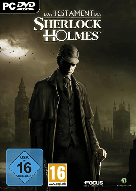 Das Testament des Sherlock Holmes - WINDOWS - PC (Windows) - Packshot Das Testament des Sherlock Holmes - WINDOWS - PC (Windows) - Packshots