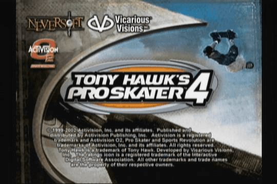 Tony Hawk's Pro Skater 4 - PS - Sony PlayStation - Title Tony Hawk's Pro Skater 4 - PS - Sony PlayStation - Titles