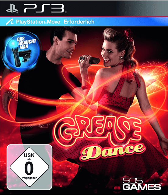 Grease Dance - PS3 - Sony PlayStation 3 - Packshot Grease Dance - PS3 - Sony PlayStation 3 - Packshots