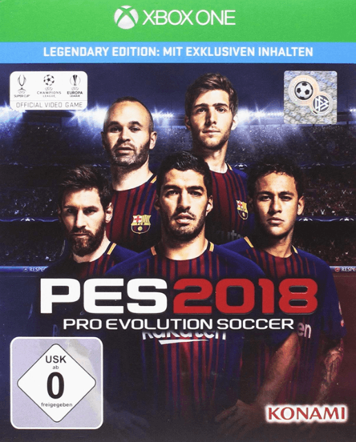 Pro Evolution Soccer 2018 - XBOXONE - Microsoft Xbox One - Packshot Pro Evolution Soccer 2018 - XBOXONE - Microsoft Xbox One - Packshots