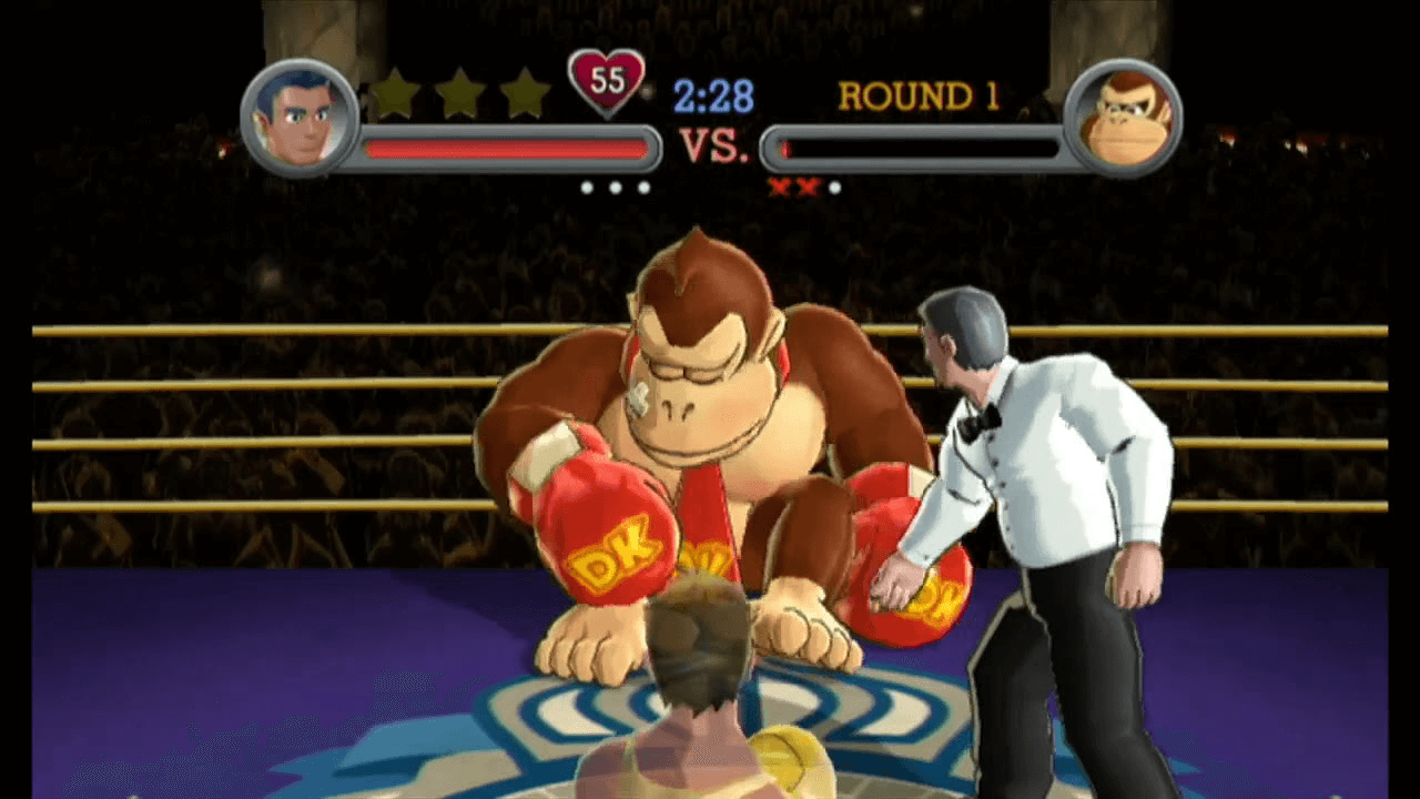 Donkey Kong als Gegner in Punch-Out!!