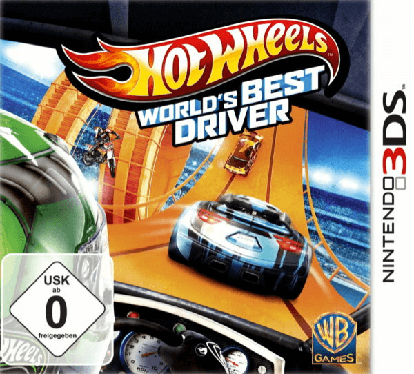 Hot Wheels: World's Best Driver - 3DS - Nintendo 3DS - Packshots