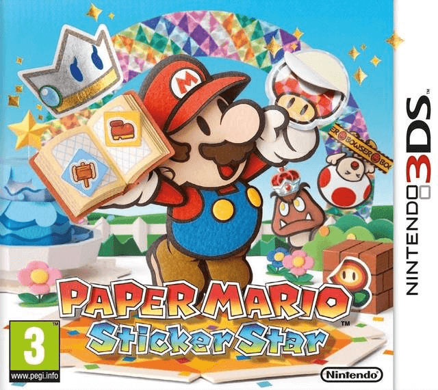 Paper Mario: Sticker Star - 3DS - Nintendo 3DS - Packshots