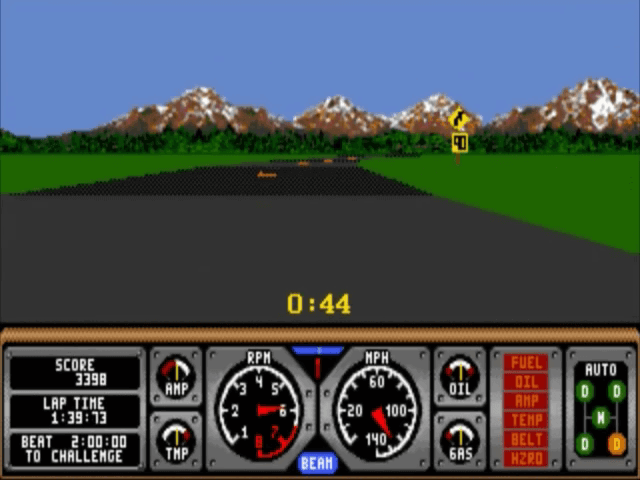 Hard Drivin' - AMIGA - Commodore Amiga - Ingames