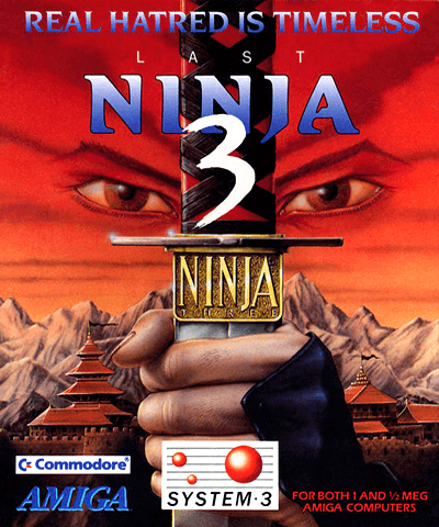 Last Ninja 3 - AMIGA - Commodore Amiga - Packshots