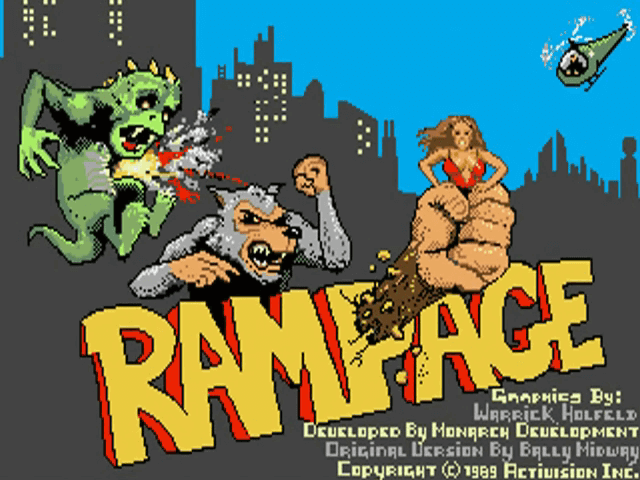 Rampage - AMIGA - Commodore Amiga - Titles