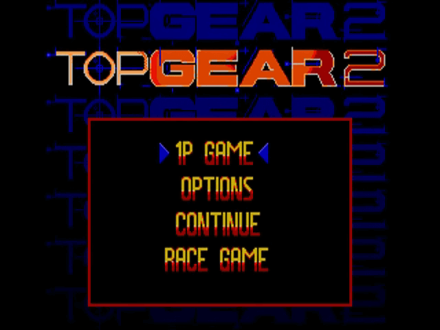Top Gear 2 - AMIGA - Commodore Amiga - Titles