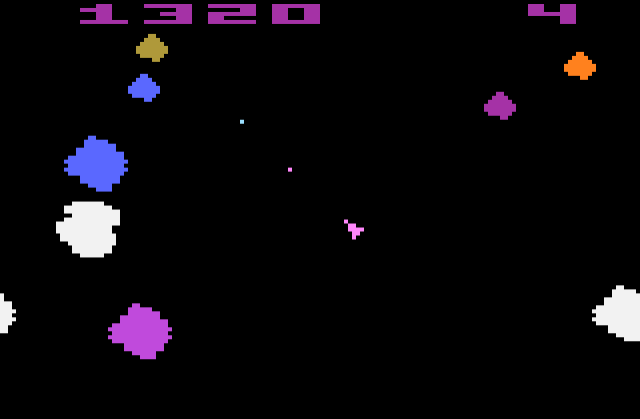 Asteroids - ATARI2600 - Atari 2600 - Ingames