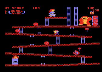 Donkey Kong - ATARI8BIT - Atari 400/800 - Ingames