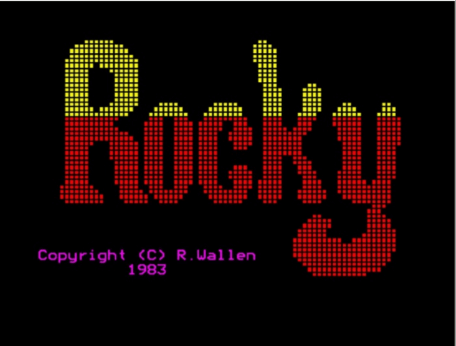 Rocky - BBC - BBC Micro - Titles