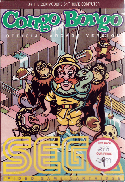 Congo Bongo - C64 - Commodore 64 - Packshots