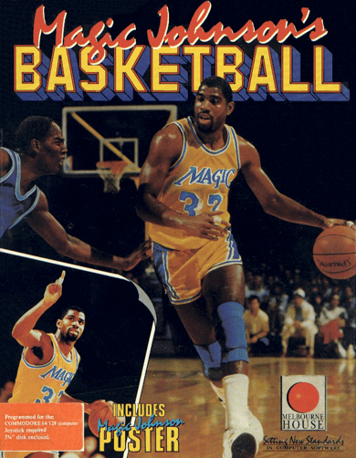 Magic Johnson's Basketball - C64 - Commodore 64