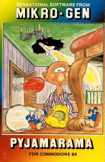 Pyjamarama! - C64 - Commodore 64 - Packshots