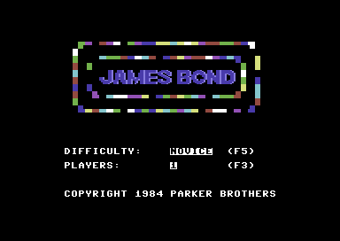 James Bond 007 - C64 - Commodore 64 - Titles