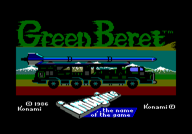 Green Beret - CPC - Amstrad CPC - Titles