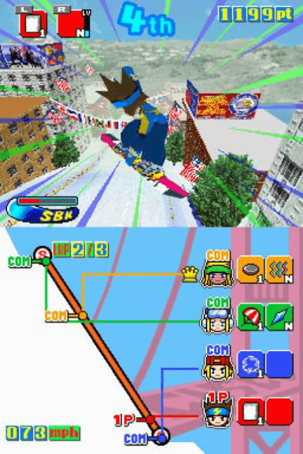 SBK: Snowboard Kids - DS - Nintendo DS - Ingames