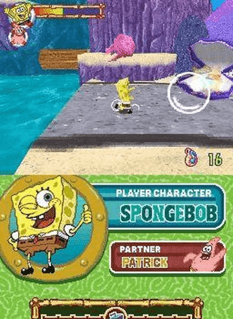 SpongeBob's Atlantis SquarePantis - DS - Nintendo DS - Ingames