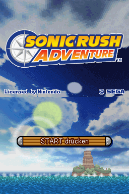 Sonic Rush Adventure - DS - Nintendo DS - Titles