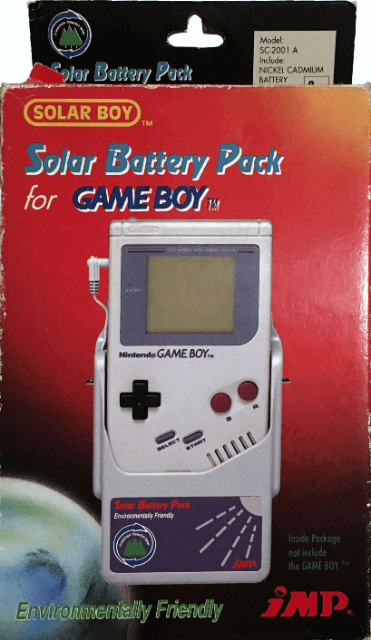 Solar Boy - GAMEBOY - Nintendo Game Boy