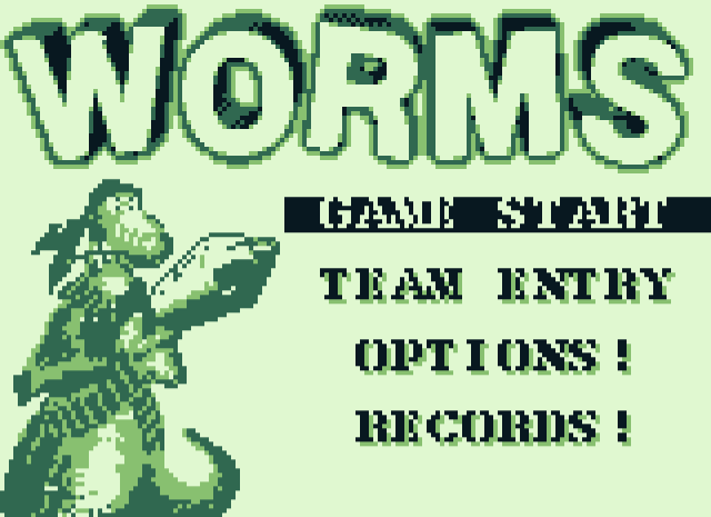 Worms - GAMEBOY - Nintendo Game Boy - Titles
