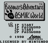 Teketeke! Asmik-kun World - GAMEBOY - Nintendo Game Boy - Titles