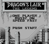 Dragon's Lair - GAMEBOY - Nintendo Game Boy - Titles
