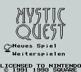 Mystic Quest - GAMEBOY - Nintendo Game Boy - Titles