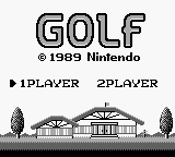 Golf - GAMEBOY - Nintendo Game Boy - Titles