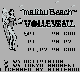 Seaside Volley - GAMEBOY - Nintendo Game Boy - Titles