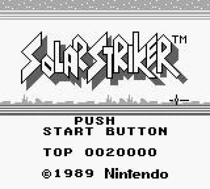 Solar Striker - GAMEBOY - Nintendo Game Boy - Titles