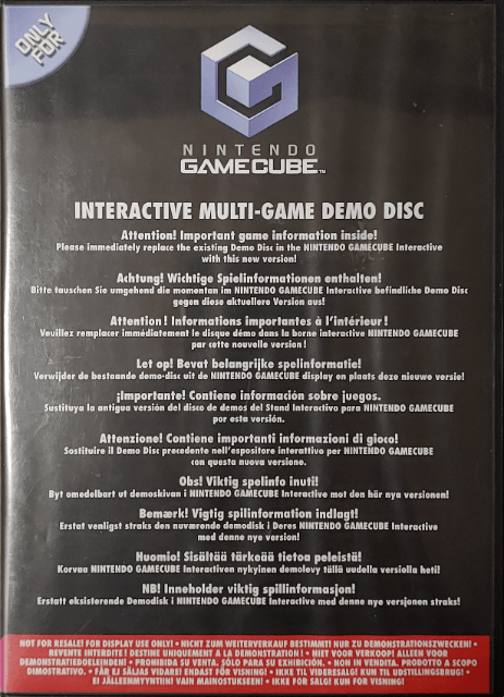 Interactive Multi-Game Demo Disk 17/2005 - GAMECUBE - Nintendo GameCube