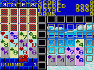 Solitaire Poker - GAMEGEAR - Sega Game Gear - Ingames