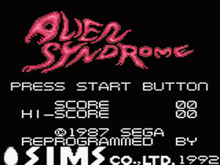 Alien Syndrome - GAMEGEAR - Sega Game Gear - Titles