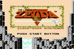 The Legend of Zelda - GBA - Nintendo Game Boy Advance - Titles