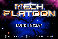 Mech Platoon - GBA - Nintendo Game Boy Advance - Titles