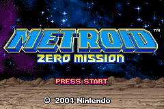 Metroid: Zero Mission - GBA - Nintendo Game Boy Advance - Titles