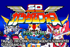 SD Gundam Force - GBA - Nintendo Game Boy Advance - Titles