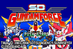 SD Gundam Force - GBA - Nintendo Game Boy Advance - Titles