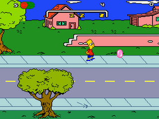 The Simpsons: Bart's Nightmare - GEN - Sega Genesis - Ingames