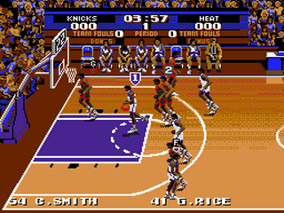 Tecmo Super NBA Basketball - GEN - Sega Genesis - Ingames