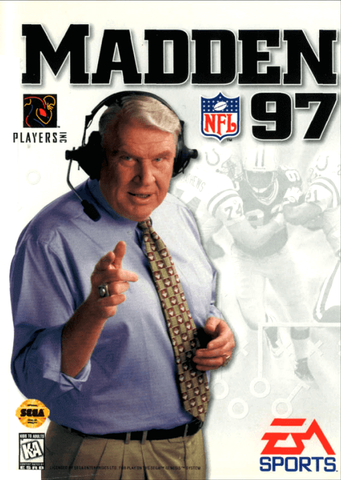 Madden NFL 97 - GEN - Sega Genesis - Packshots