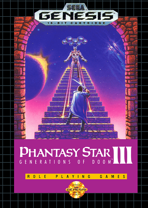 Phantasy Star III: Generations of Doom - GEN - Sega Genesis