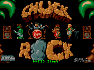 Chuck Rock - GEN - Sega Genesis - Titles