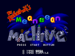 Dr. Robotnik's Mean Bean Machine - GEN - Sega Genesis - Titles