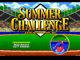 Summer Challenge - GEN - Sega Genesis - Titles