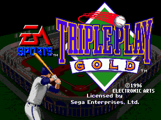 Triple Play Gold Edition - GEN - Sega Genesis - Titles