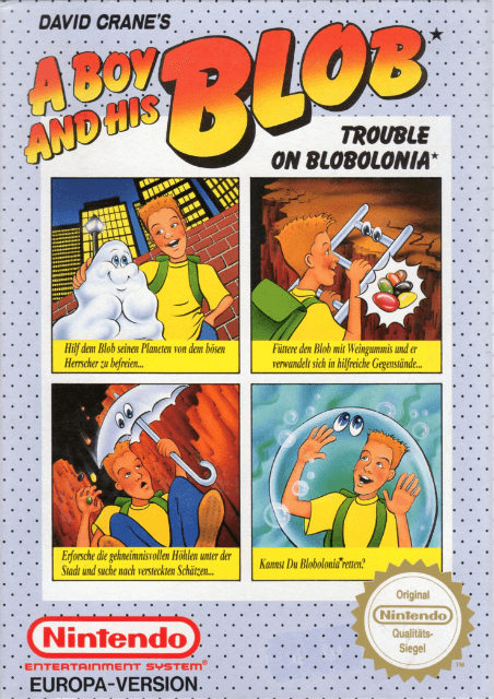 David Crane's A Boy and His Blob: Trouble on Blobolonia - NES - Nintendo Entertainment System