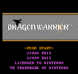 Dragon Warrior - NES - Nintendo Entertainment System - Titles